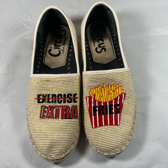 SAM EDELMAN Extra Fries Exercise 7 1/2 Espadrilles - Picture 2 of 10
